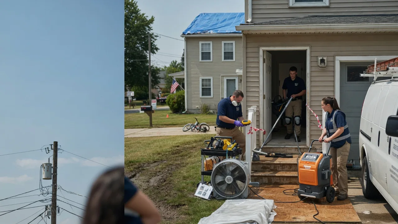 Water Damage Repair in Pendleton, IN near me